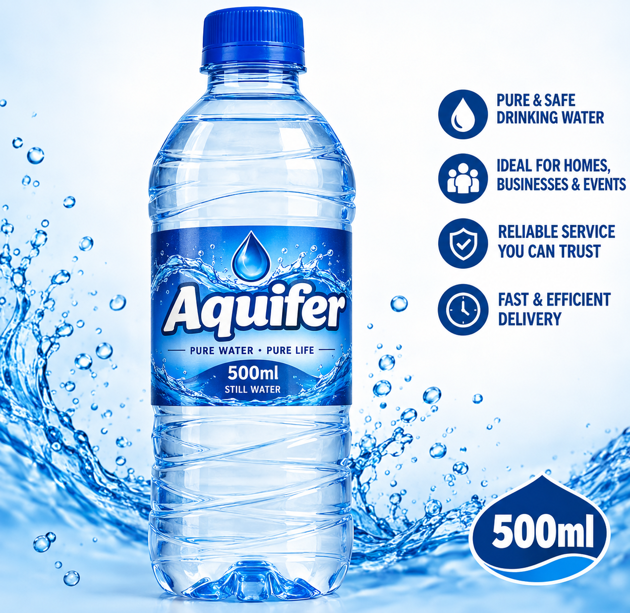 Aquifer 500ml Single Bottle